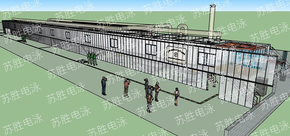 全自动一体化封闭式电泳涂装流水线